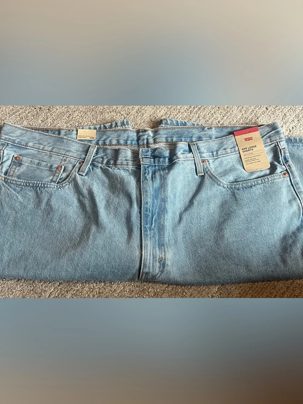 Levi's Men's 569 Loose Straight Denim Shorts 44. 2264/cte-1